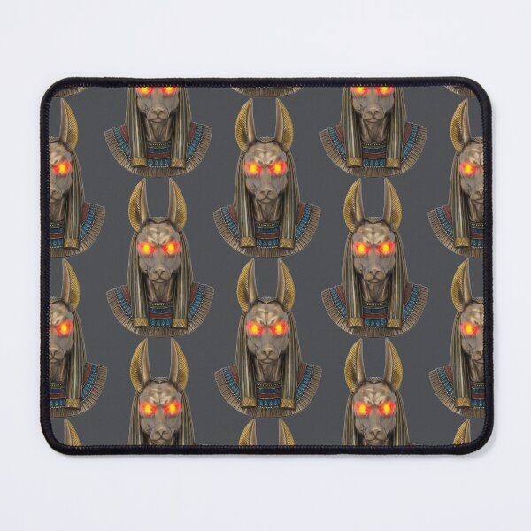 Item preview, The Ancient Egyptian God Anubis Shines With Red Eyes designed and sold by Phantasmal-2-do.