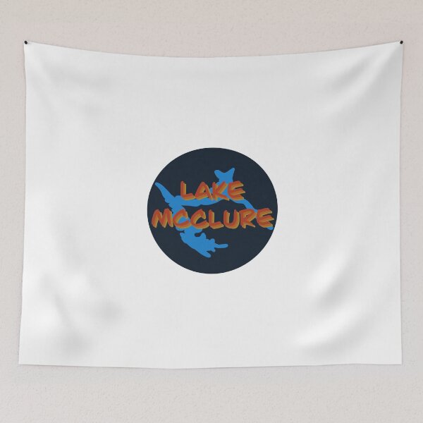 Item preview, Lake McClure California Outline Circle designed and sold by Mghoward19.