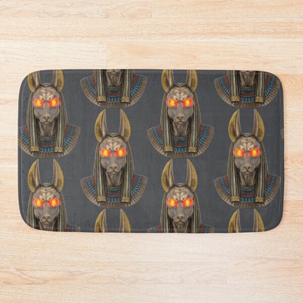 Item preview, The Ancient Egyptian God Anubis Shines With Red Eyes designed and sold by Phantasmal-2-do.