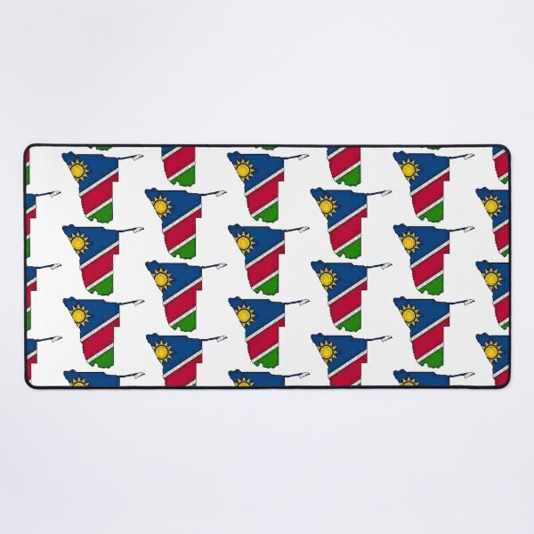 Item preview, Namibia Map With Namibian Flag designed and sold by Havocgirl.