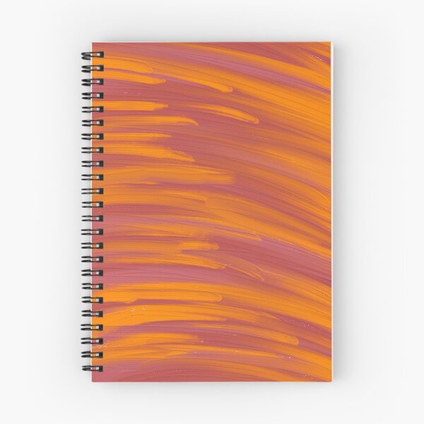 Item preview, Sunrise Sunset Warm Toned Brush Strokes Abstract Art Oil Painting designed and sold by hopecope.