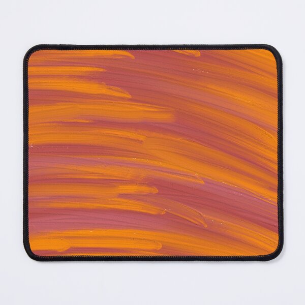 Item preview, Sunrise Sunset Warm Toned Brush Strokes Abstract Art Oil Painting designed and sold by hopecope.