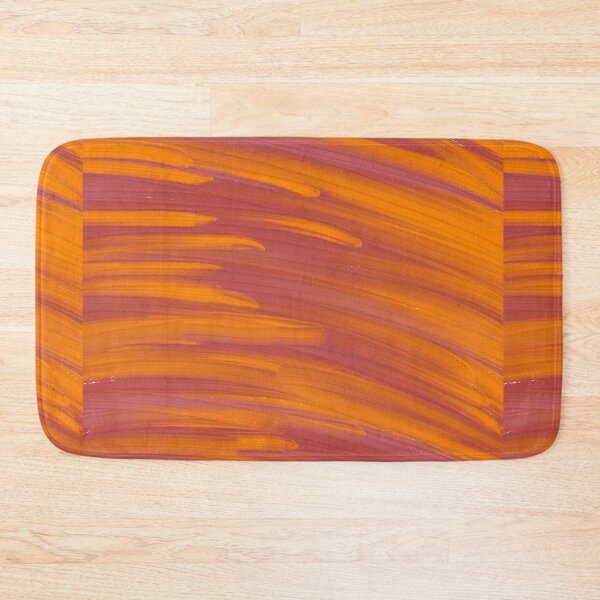 Item preview, Sunrise Sunset Warm Toned Brush Strokes Abstract Art Oil Painting designed and sold by hopecope.
