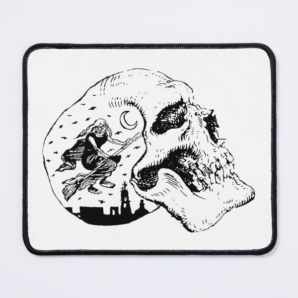 Item preview, Spooky State of Mind | Halloween Witch Skull designed and sold by llevine2934.