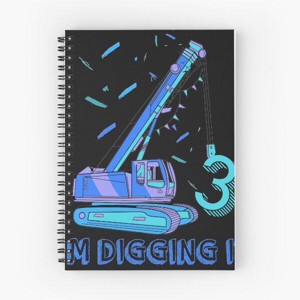 Item preview, Kawaii Digging Excavator Tractor Digger 3 Year Old designed and sold by fantasyy.