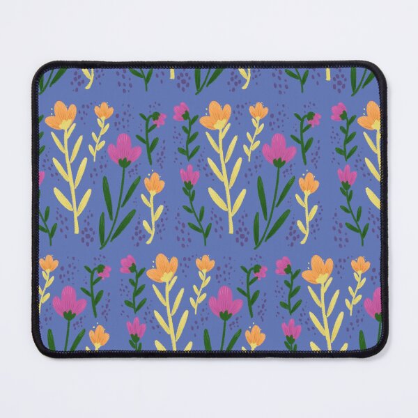Item preview,  Handmaid floral pattern - blue background designed and sold by coupledreams.