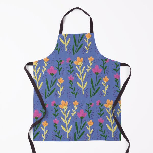 Item preview, Handmaid floral pattern - blue background designed and sold by coupledreams.