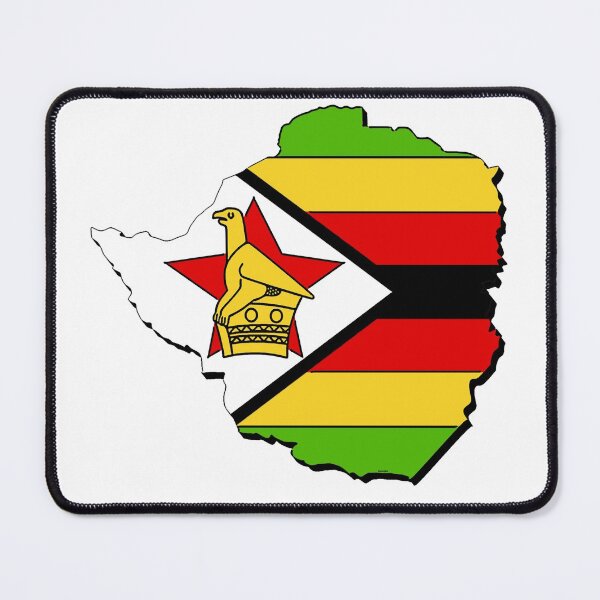 Item preview, Zimbabwe Map With Zimbabwean Flag designed and sold by Havocgirl.
