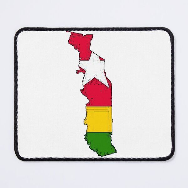 Item preview, Togo Map With Togolese Flag designed and sold by Havocgirl.