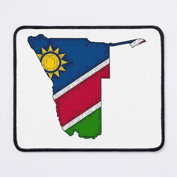 Item preview, Namibia Map With Namibian Flag designed and sold by Havocgirl.