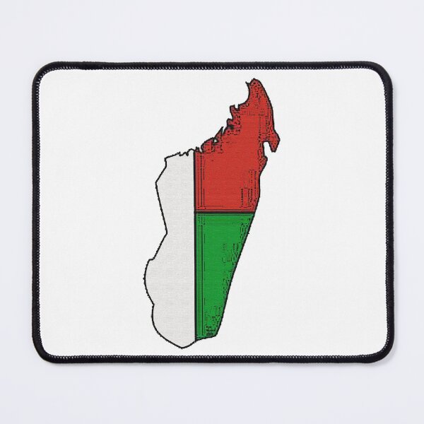 Item preview, Madagascar Map With Malagasy Flag designed and sold by Havocgirl.