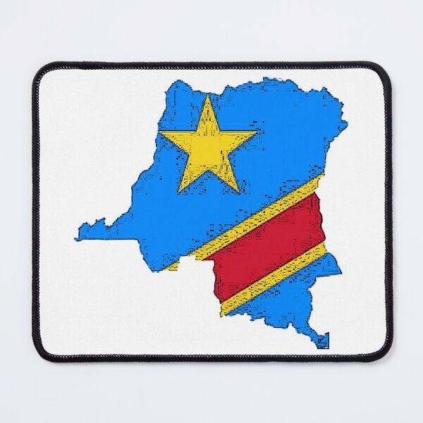 Item preview, Democratic Republic of the Congo Zaire Map With Flag designed and sold by Havocgirl.