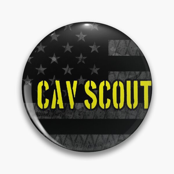 Artikelvorschau, Cav Scout gedämpfte amerikanische Flagge entworfen und verkauft von Jared Davies.