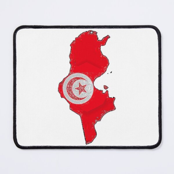 Item preview, Tunisia Map With Tunisian Flag designed and sold by Havocgirl.