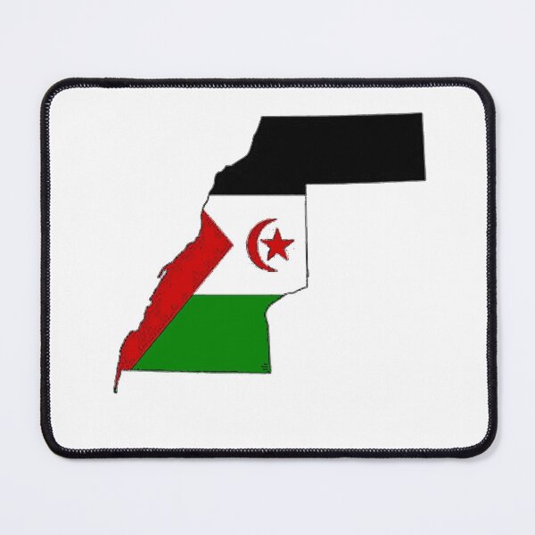 Item preview, Western Sahara Map With Saharan Flag designed and sold by Havocgirl.