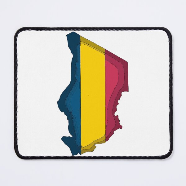 Item preview, Chad Map With Chadian Flag  designed and sold by Havocgirl.