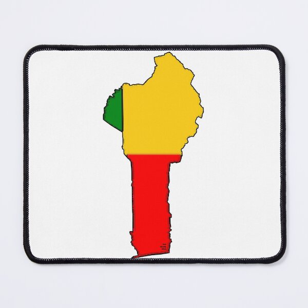 Item preview, Benin Map With Flag of Benin designed and sold by Havocgirl.