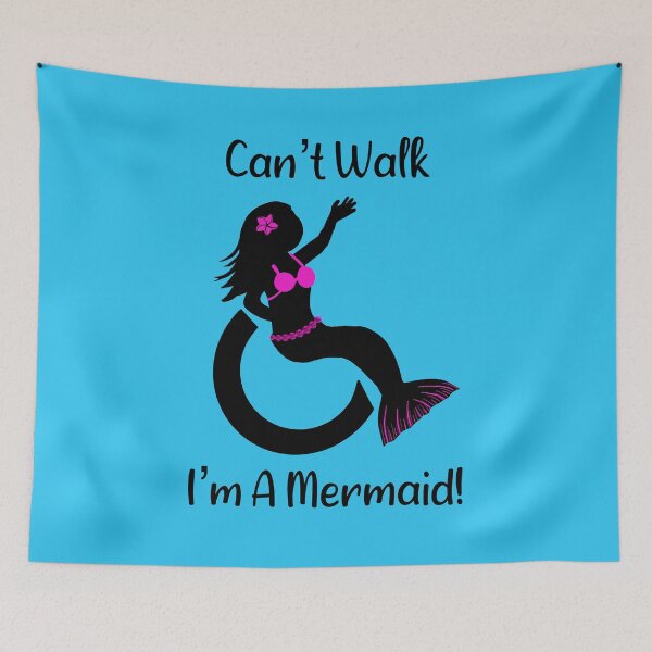 Item preview, Wheelchair Mermaid designed and sold by EmyBeeDesigns.