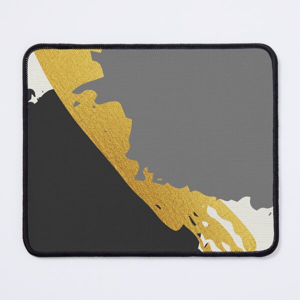 Item preview, Black and Gold Abstract Brush Strokes AP178-6 designed and sold by DuckyRubin.