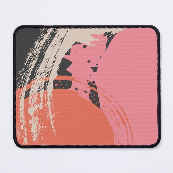 Item preview, Pink and Black Abstract Brush Strokes AP177-8 designed and sold by DuckyRubin.