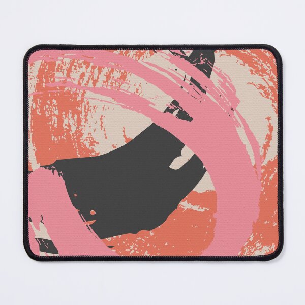Item preview, Pink and Black Abstract Brush Strokes AP177-9 designed and sold by DuckyRubin.