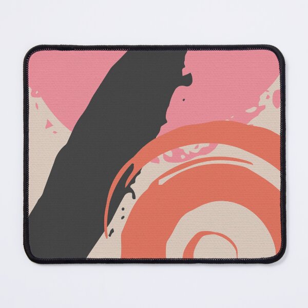 Item preview, Pink and Black Abstract Brush Strokes AP177-7 designed and sold by DuckyRubin.