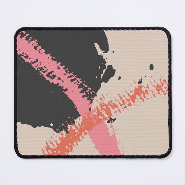Item preview, Pink and Black Abstract Brush Strokes AP177-2 designed and sold by DuckyRubin.