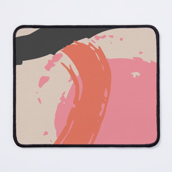 Item preview, Pink and Black Abstract Brush Strokes AP177-4 designed and sold by DuckyRubin.