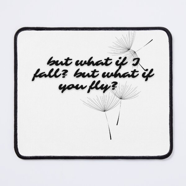 Item preview, But what if a fall, but what if you fly? designed and sold by SquirrelCreate.