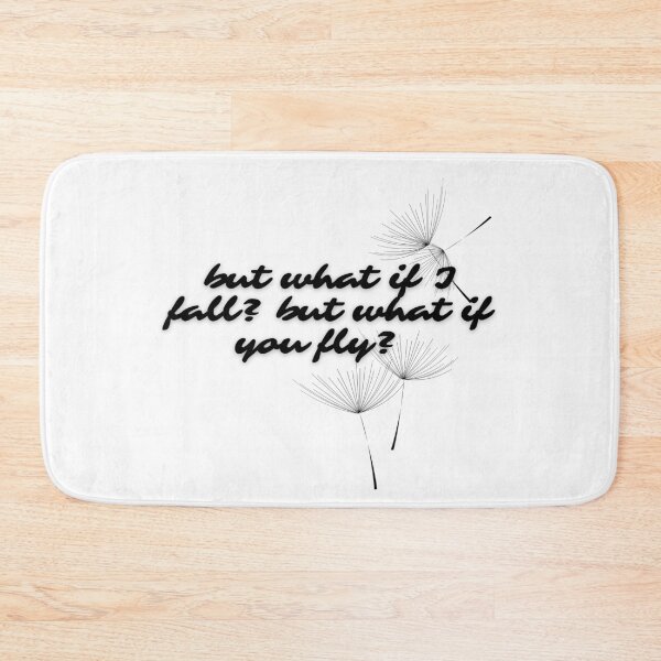 Item preview, But what if a fall, but what if you fly? designed and sold by SquirrelCreate.