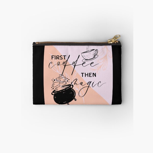 Item preview, First Coffee then Magic designed and sold by WitchInTheWack.