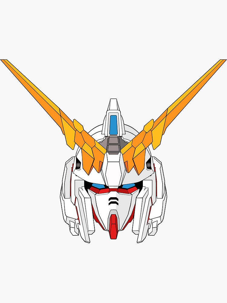 "Gundam Unicorn" Sticker for Sale by dapdigital | Redbubble