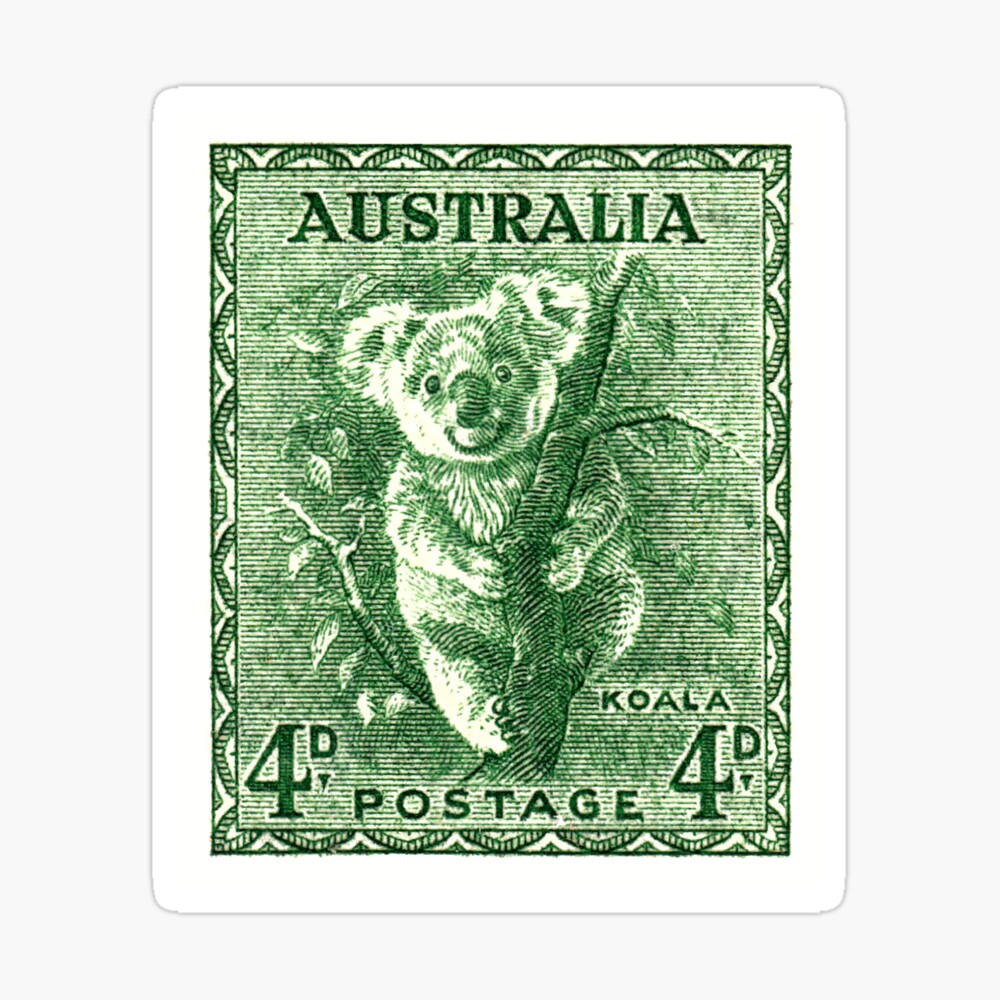 1940 Australia Koala Postage Stamp