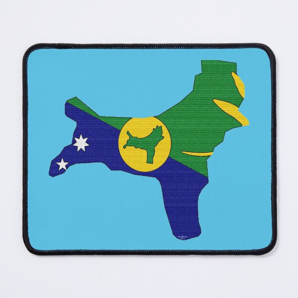 Item preview, Christmas Island Map With Flag designed and sold by Havocgirl.