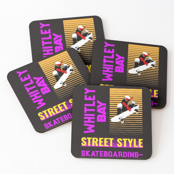 Item preview, Whitley Bay Street Style Skateboarding Skater (no border) designed and sold by MerchByCraig.