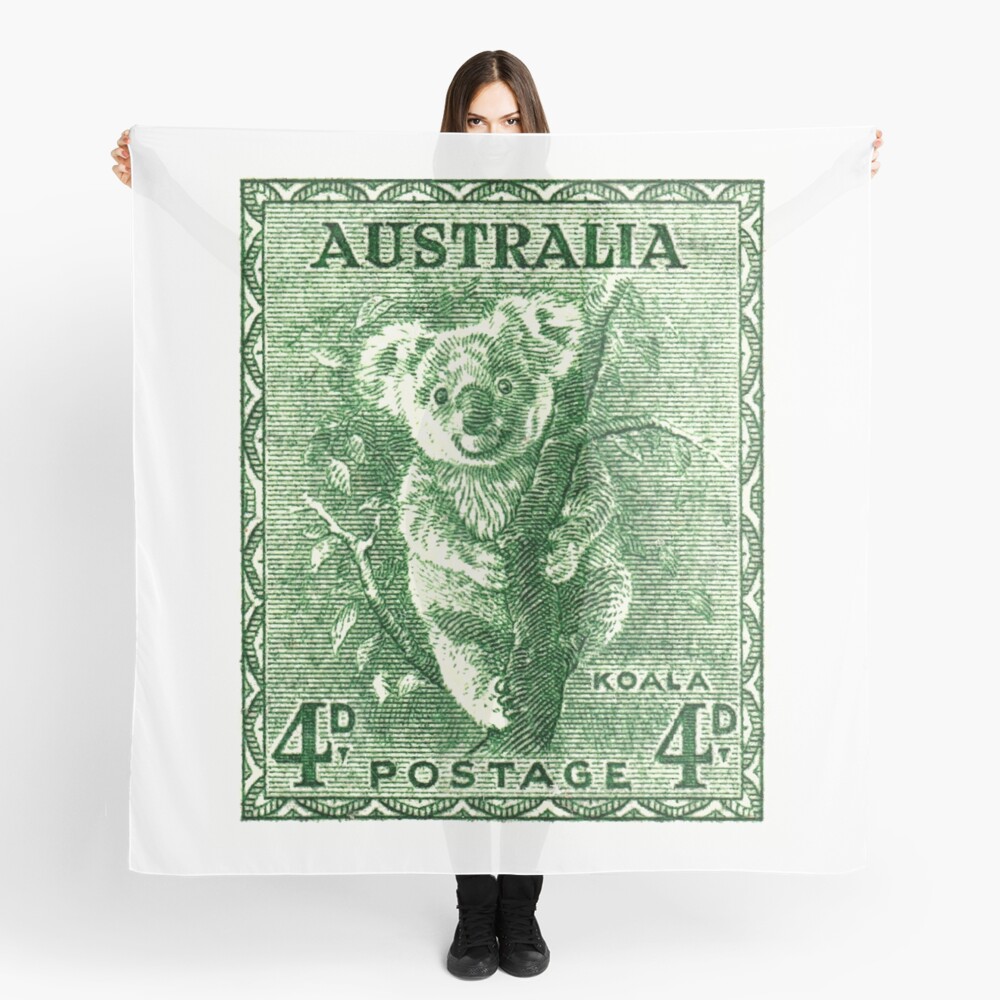 1940 Australia Koala Postage Stamp | Postcard