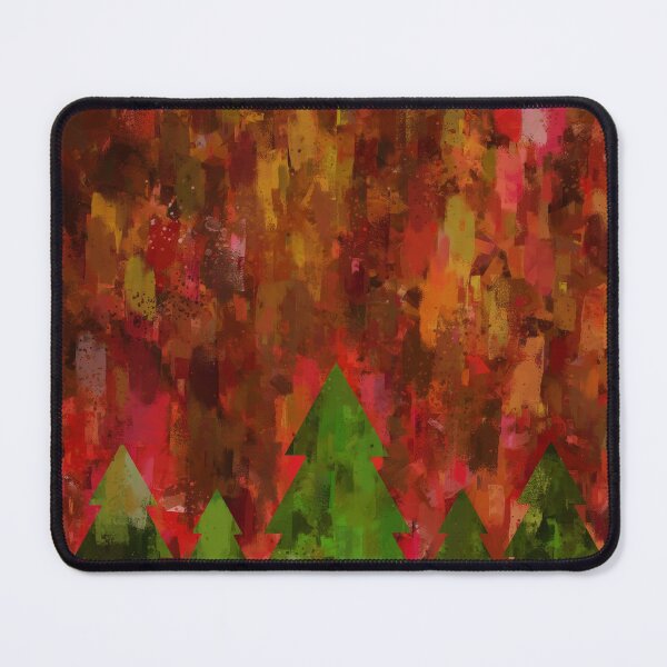 Item preview, Christmas Trees on Festive Colors Background designed and sold by WesternExposure.