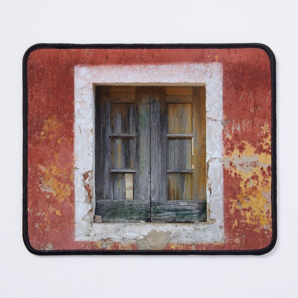 Item preview, Window and facade of abandoned house in the Algarve Portugal designed and sold by WesternExposure.