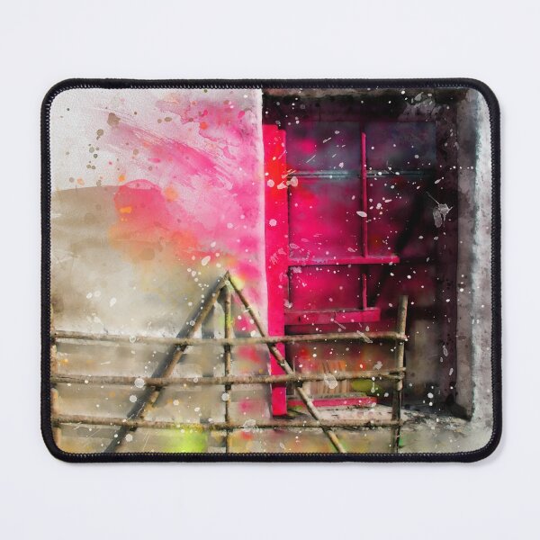 Item preview, Irish Cottage Sash Window and Hazelwood Gate | Watercolor designed and sold by WesternExposure.