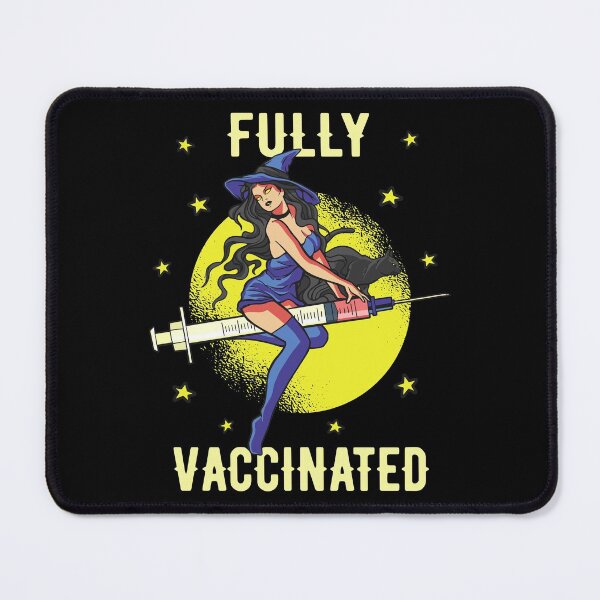 Item preview, Fully Vaccinated Witch I designed and sold by Lemon Pepper.