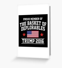 The Basket of Deplorables Greeting Card