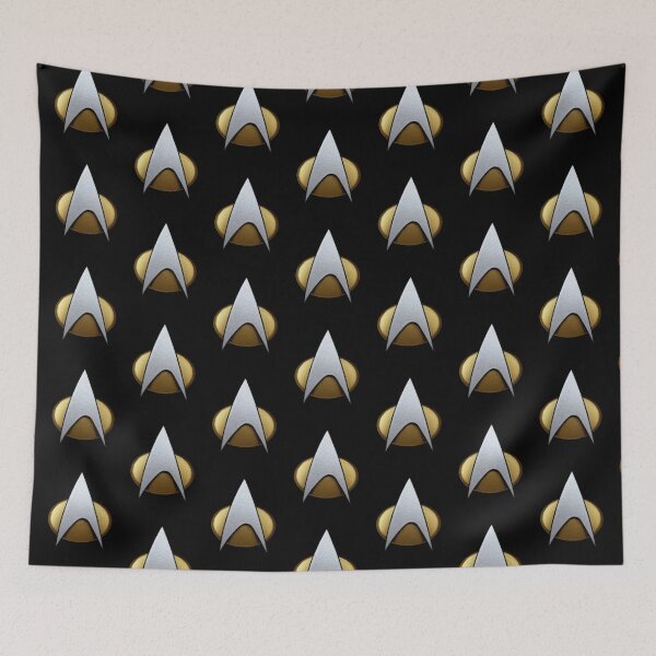Item preview, SciFi TV Show Silver, Gold and Black Insignia Pattern designed and sold by orionlodubyal.