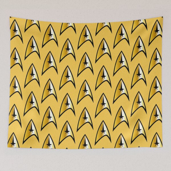 Item preview, SciFi TV Show Gold Insignia Pattern designed and sold by orionlodubyal.