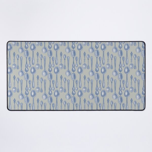 Spoon shower Desk Mat