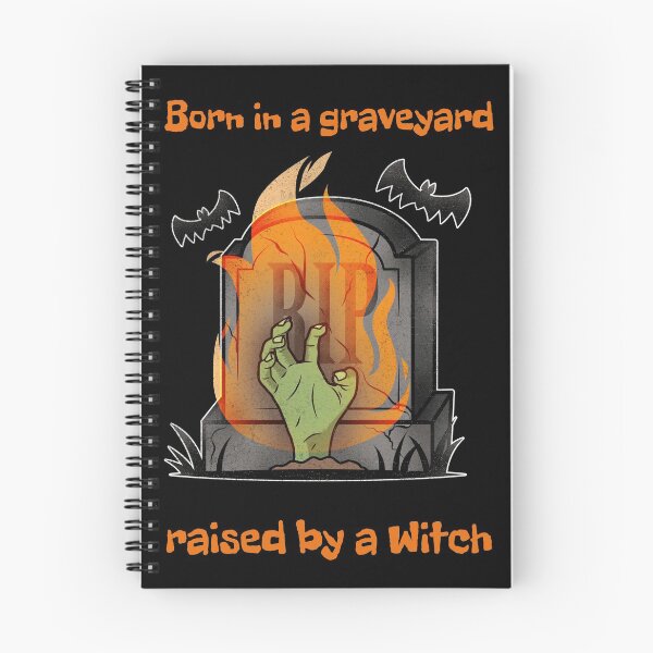 Item preview, Born in a graveyard raised by a witch Halloween 2021 designed and sold by helkav.