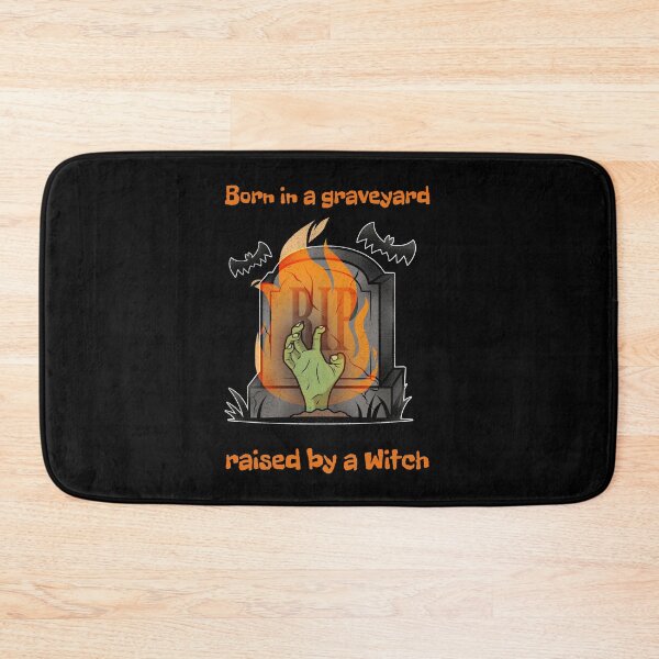 Item preview, Born in a graveyard raised by a witch Halloween 2021 designed and sold by helkav.