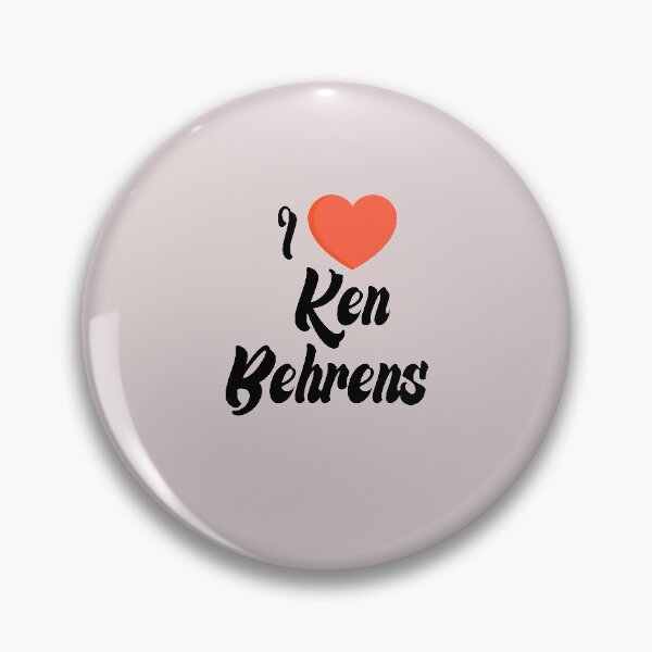 Item preview, I love Ken Behrens (Canberra) Fitted T-Shirt designed and sold by sodoprod.