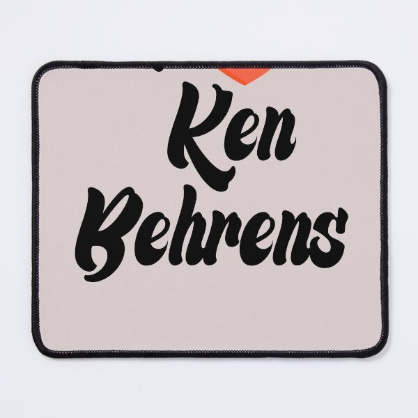 Item preview, I love Ken Behrens (Canberra) Fitted T-Shirt designed and sold by sodoprod.
