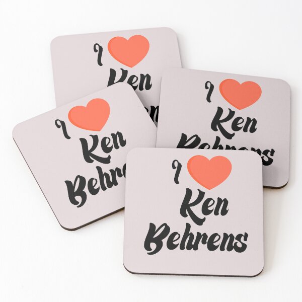 Item preview, I love Ken Behrens (Canberra) Fitted T-Shirt designed and sold by sodoprod.