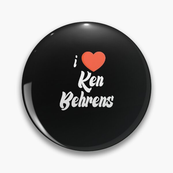 Item preview, I love Ken Behrens (Canberra) Fitted T-Shirt designed and sold by sodoprod.